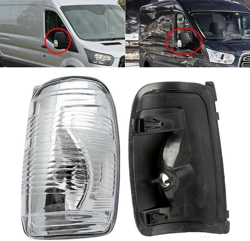 Wivplex Car Rearview Wing Mirror Turn Signal Light Lens Cover - Image 2