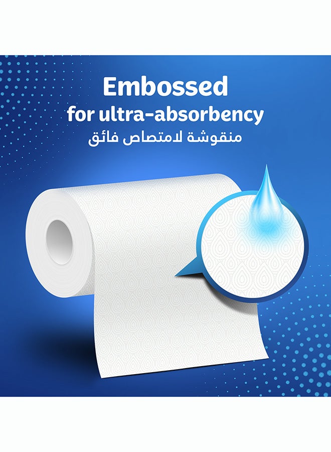 Kleenex Multi Purpose Kitchen Tissue Paper Towel, 2 PLY, 24 Rolls x 40 Sheets, Absorbent Towels for all Surfaces - Image 4