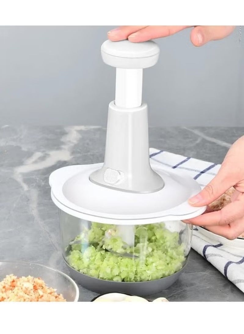 Manual vegetable kibbeh maker – a practical, electric-free, quick, and easy-to-use, multi-colored food processor - Image 4