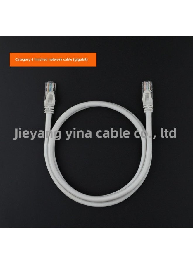 Generic Six Types Of Computer Jumper Home Optical Cat Router Broadband Network Cable CAT6 Unshielded 8-core High-speed Cable-Color:Six Types Of Network Cable [white]]-Line Length:1M  - Image 5
