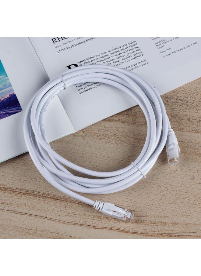 Generic Six Types Of Computer Jumper Home Optical Cat Router Broadband Network Cable CAT6 Unshielded 8-core High-speed Cable-Color:Six Types Of Network Cable [white]]-Line Length:1M  - Image 1