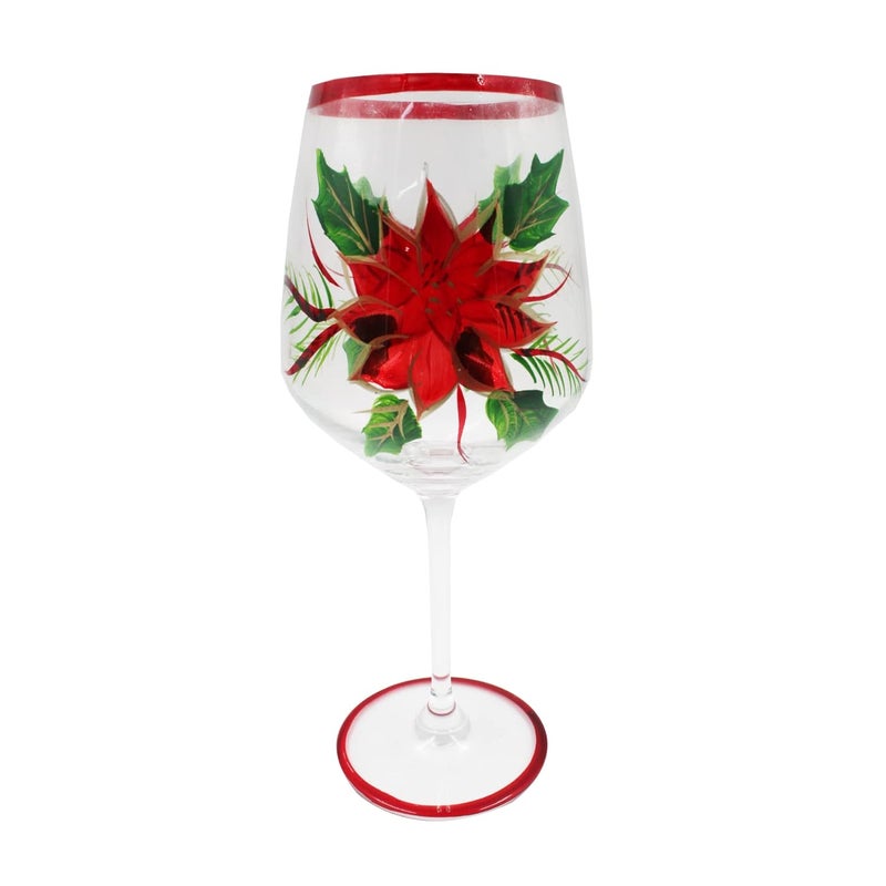 Jades Christmas Theme Wine Glasses Set of 4 A - Image 4