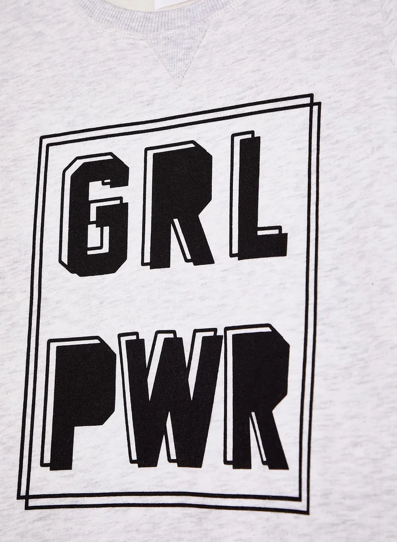 MINOTI Teen Girl Power Sweatshirt