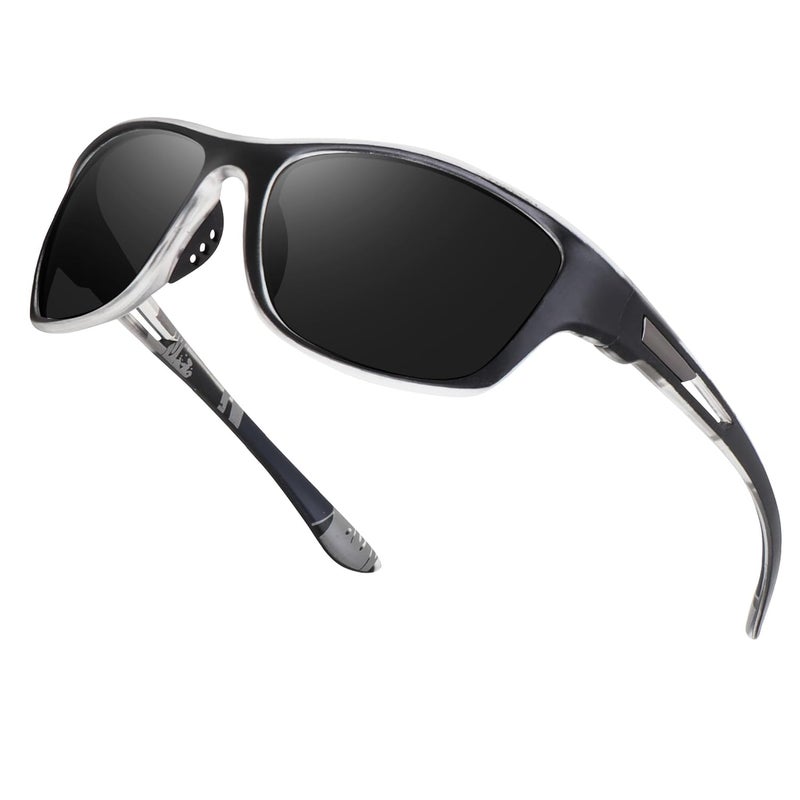 Dervin UV Protected Polarized Sports Sunglasses for Men Driving Cycling Fishing Cricket Sunglasses - Image 1