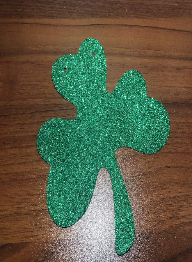 LeeSky Gold Lets Get Shamrocked Banner, Lets Get Shamrocke Sign Decorations Happy St Patricks Day Lucky Banner for Irish Day Lucky Themed Party Decor - Image 4