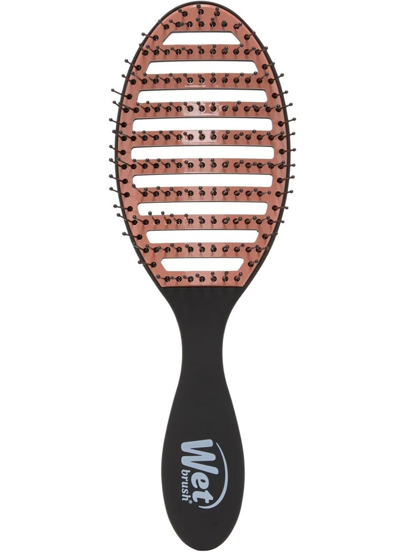 Wet Brush Ceramic Speed Dry Detangling Hair Brush for Wet & Dry Hair – Black - Image 1