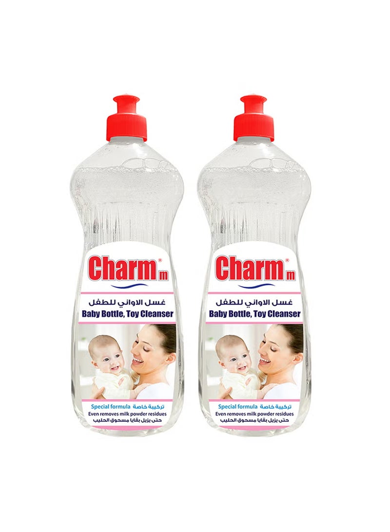 CHARMM Baby Bottle Cleanser 2 x 1L - Image 1