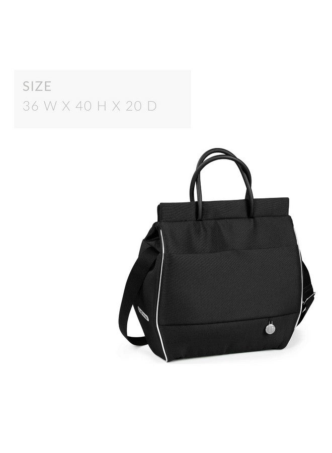 Peg Perego Peg Perego Borsa Diaper Bag - Accessory - Black Shine (Black & Silver) - Image 2