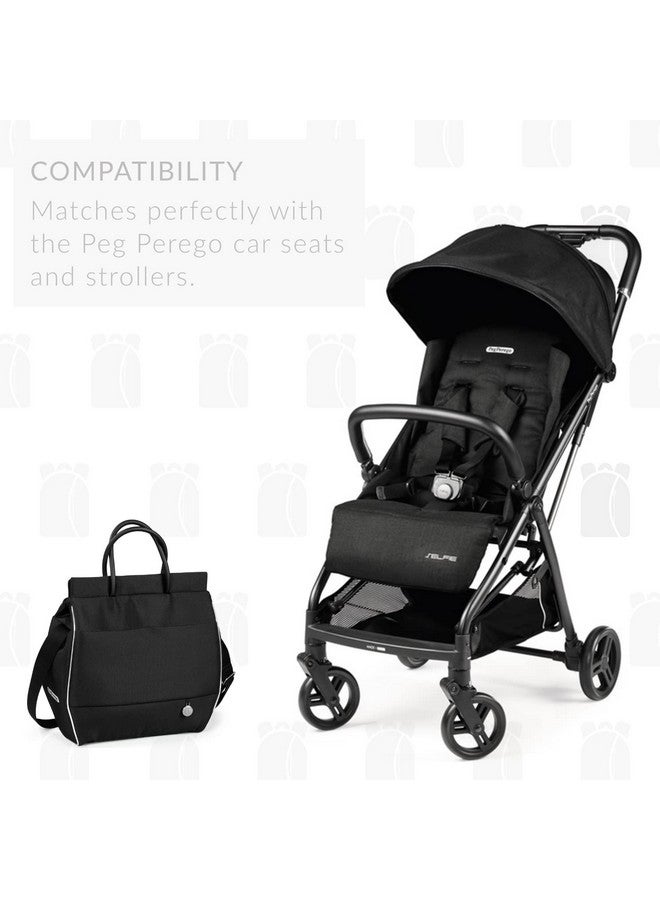 Peg Perego Peg Perego Borsa Diaper Bag - Accessory - Black Shine (Black & Silver) - Image 4