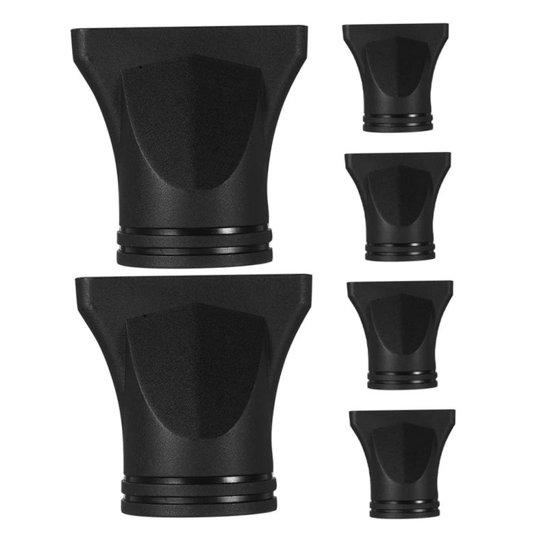 6pc Hair Dryer Concentrator Nozzles Narrow Smooth Attachment For Salon Home Styling Tools - Image 2