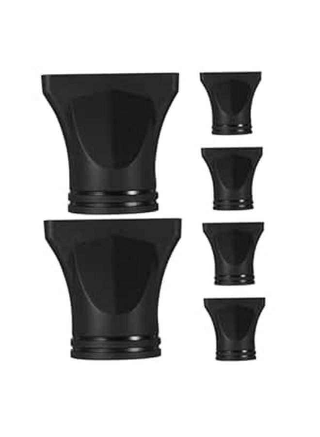 6pc Hair Dryer Concentrator Nozzles Narrow Smooth Attachment For Salon Home Styling Tools - Image 1