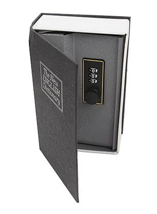 Home Safe Book Shape Black 18x11cm - Image 1