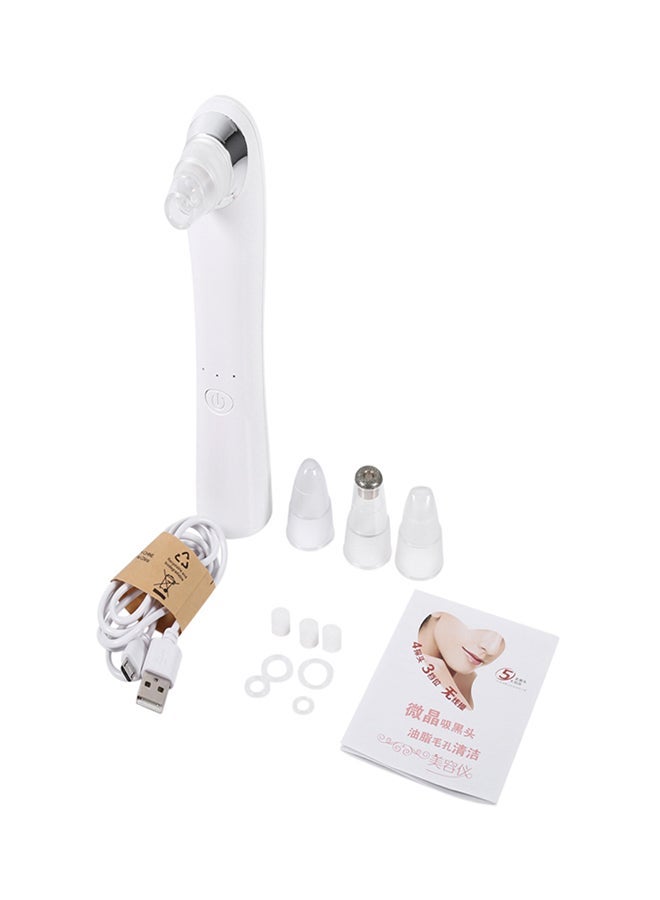 NIBEMINENT 4-In-1 Blackhead Whitehead Extractor Remover White
