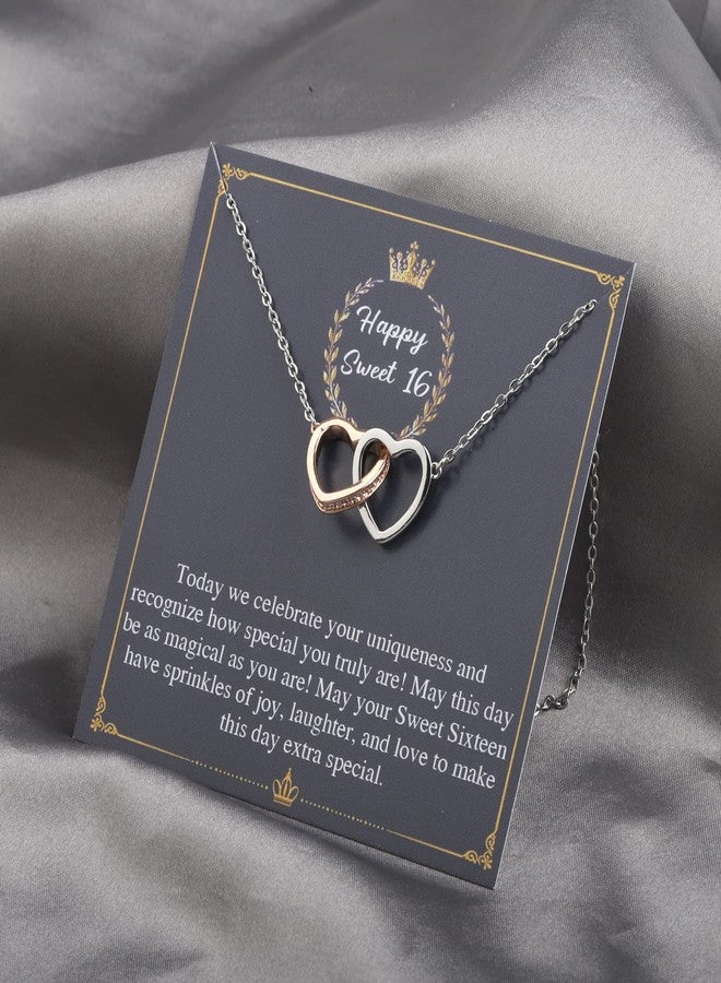 ميوسبارك هدايا عيد الميلاد السادس عشر من MYOSPARK: قلادة عيد الميلاد السادس عشر، بطاقة معايدة لعيد الميلاد السادس عشر، هدية لصديقة، أخت، ابنة، ابنة أخت (عيد ميلاد سعيد السادس عشر NL) - Image 4