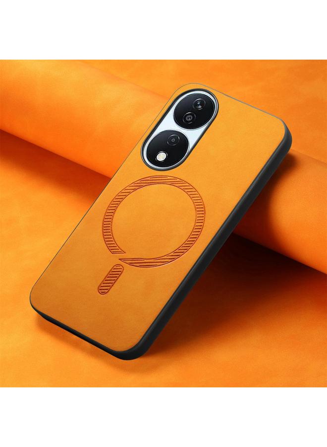 اس-توب جراب هاتف Honor X7b Retro Magsafe بغطاء خلفي مغناطيسي من البولي يوريثان - Image 4