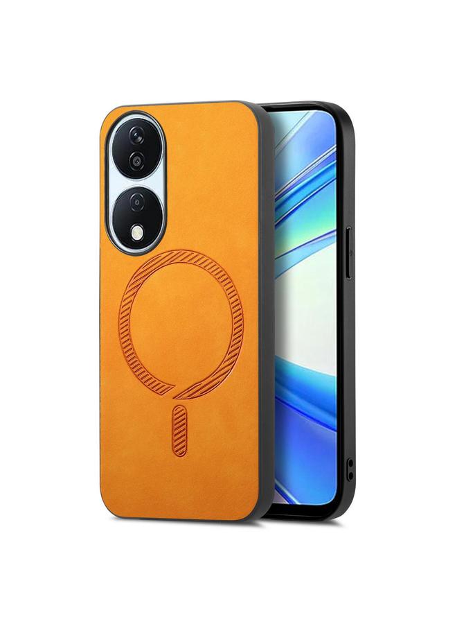 اس-توب جراب هاتف Honor X7b Retro Magsafe بغطاء خلفي مغناطيسي من البولي يوريثان - Image 1