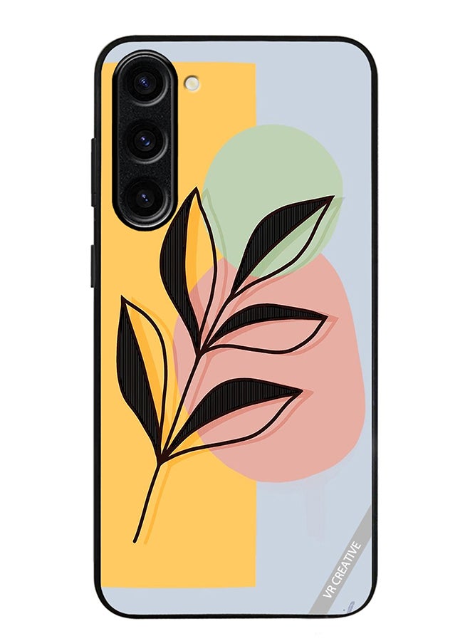 VR CREATIVE Protective Case Cover For Samsung Galaxy S23 FE Abstract Shapes And Floral Design Multicolour - Image 1