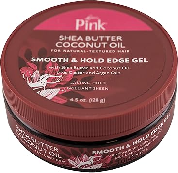 Luster's Lusters Pink Shea Butter Coconut Oil Smooth Hold Edge Gel 45oz - Image 4