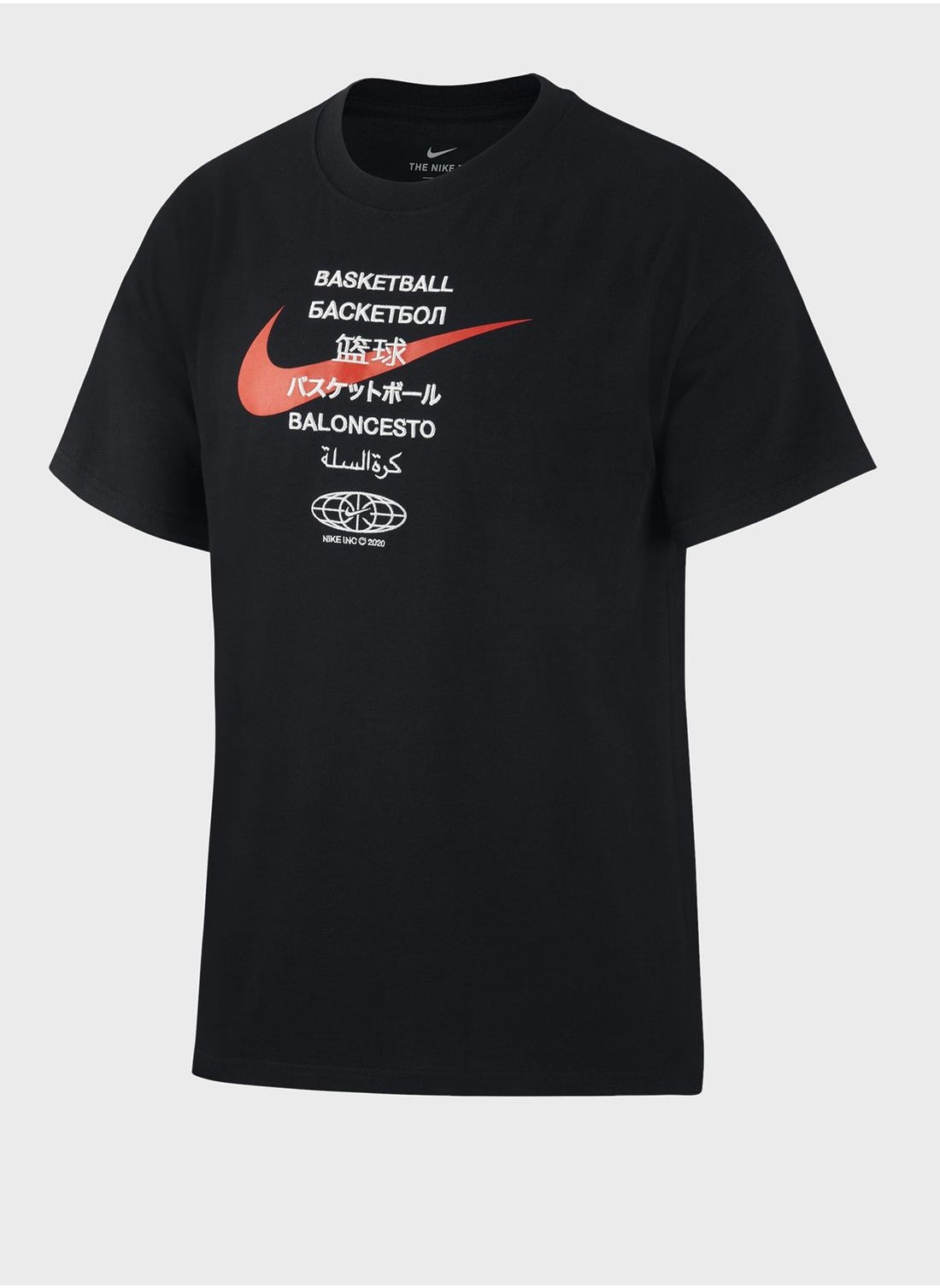 Nike Basketball global content logo T-shirt in black