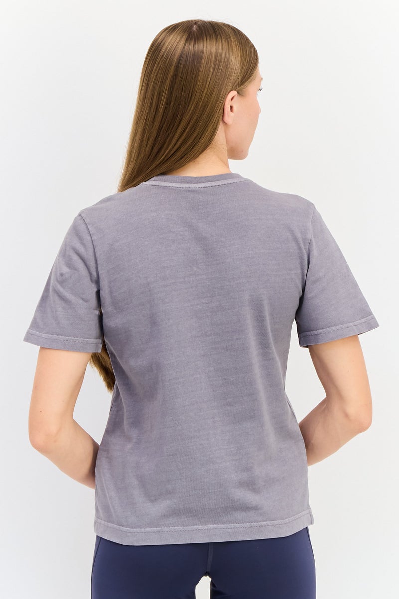 Reebok Women Sportswear Fit Short Sleeves Outdoor Top, Grey - Image 2