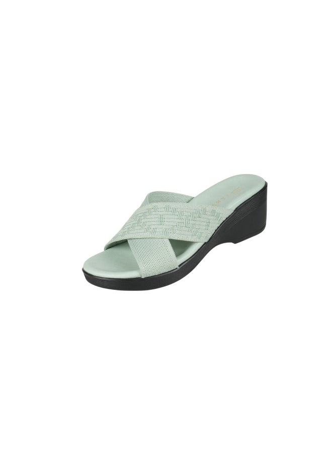 221-260 Zayna Ladies Wedge Heel Sandals 23AWZ763 Green - pzsku/ZB1348D45EA4592AE73B8Z/45/_/1741251699/14923f3d-a4e1-4579-a9a9-ad0b08f16804