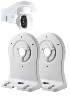 YOUGE 2 Pack WiFi Wall Mount Bracket for EZVIZ C6 C4 Series IP Camera Easy Installing,Stainless Steel Bracket Cameras Holder Indoor Security Systems,Support CCTV IP Cameras Cable Management  - Image 1