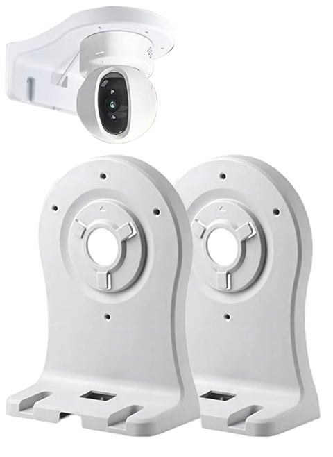 2 Pack WiFi Wall Mount Bracket for EZVIZ C6 C4 Series IP Camera Easy Installing,Stainless Steel Bracket Cameras Holder Indoor Security Systems,Support CCTV IP Cameras Cable Management