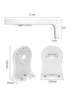 YOUGE 2 Pack WiFi Wall Mount Bracket for EZVIZ C6 C4 Series IP Camera Easy Installing,Stainless Steel Bracket Cameras Holder Indoor Security Systems,Support CCTV IP Cameras Cable Management  - Image 2