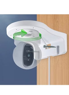 YOUGE 2 Pack WiFi Wall Mount Bracket for EZVIZ C6 C4 Series IP Camera Easy Installing,Stainless Steel Bracket Cameras Holder Indoor Security Systems,Support CCTV IP Cameras Cable Management  - Image 5