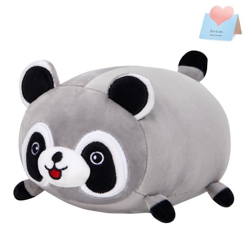 CozyWorld 14 Raccoon Plush Stuffed Animals Stackable Plushie Squishy Racoon Pillow Special Day Holiday Birthday Gifts for Kids Boys Girls - Image 2