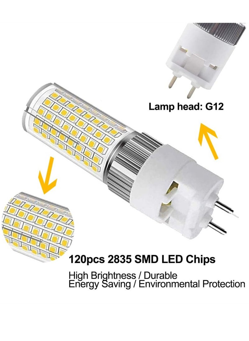 SYOSI - LED Corn Bulb 16W Cool White, 150W Halogen, Incandescent Equivalent, 6000K 1600 Lumen, Ceiling Light Floodlight for Home, Street, Garage, Warehouse, 2 Pack - Image 1