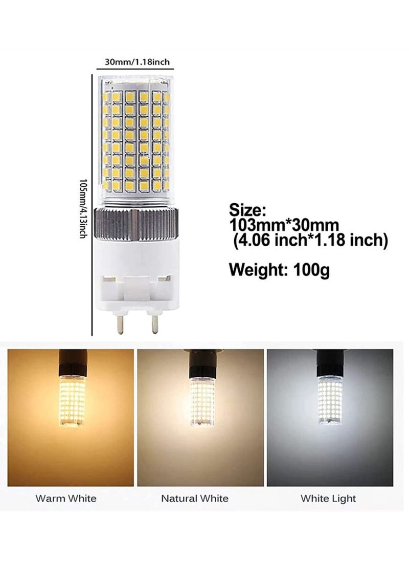 SYOSI - LED Corn Bulb 16W Cool White, 150W Halogen, Incandescent Equivalent, 6000K 1600 Lumen, Ceiling Light Floodlight for Home, Street, Garage, Warehouse, 2 Pack - Image 1