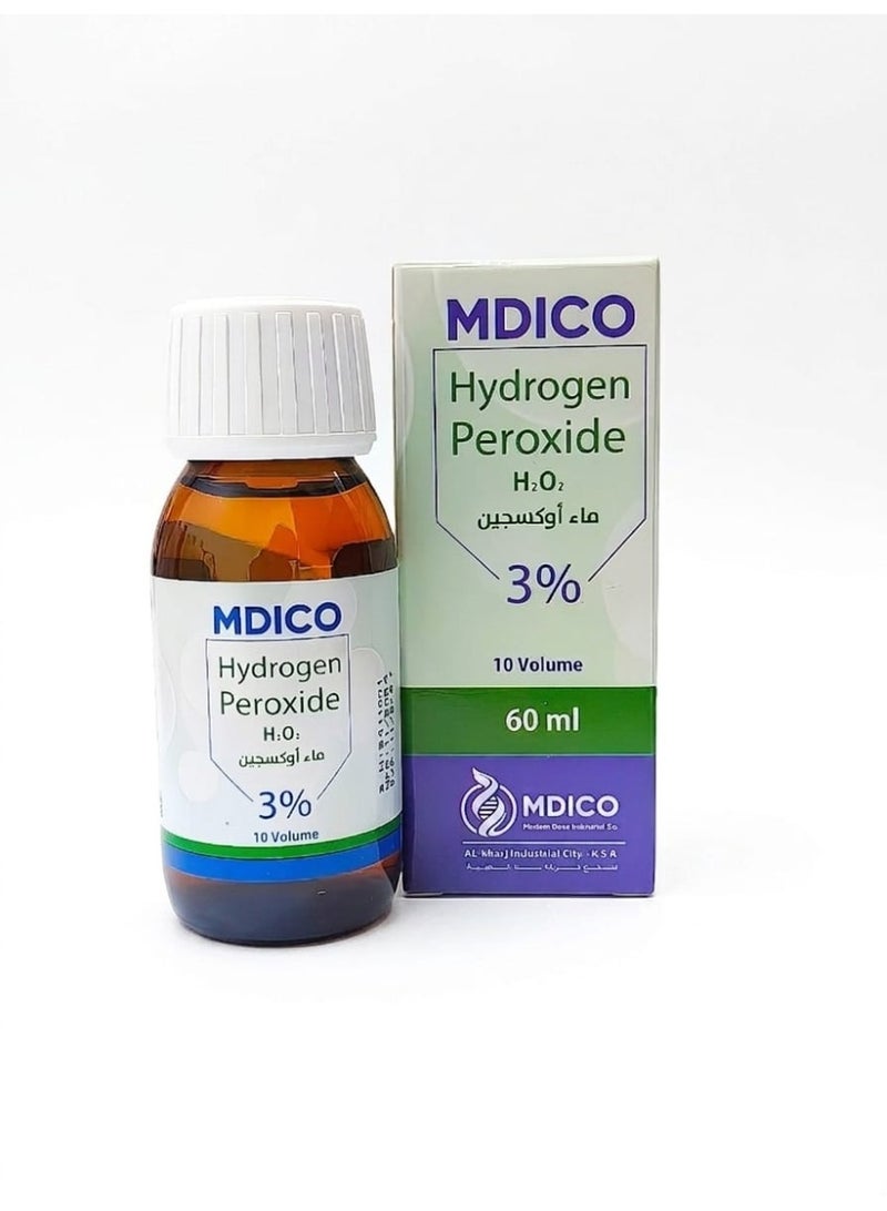 Hydrogen Peroxide  Water For Use With Hair Dyes 3% 10Vol