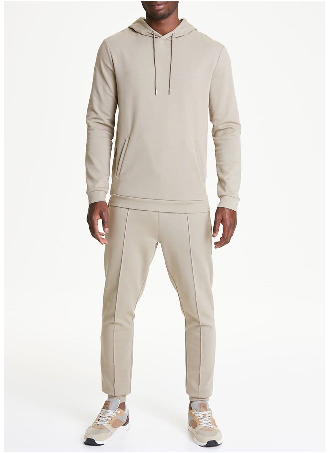 Matalan - T&W Beige Jersey Hoodie - Image 1