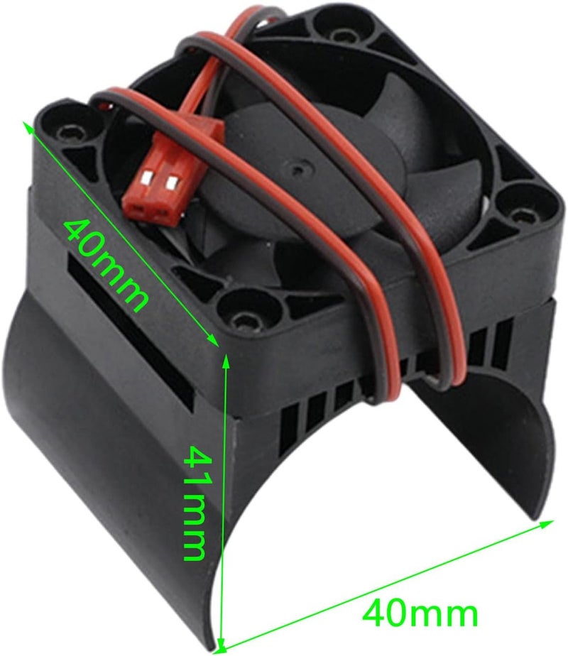 klarako 42mm Motor Heat Sink 4274 4282 Motor Replace Parts Radiator Cooling Fan for Typhonrc Model Car Upgrade Parts , Black - Image 4