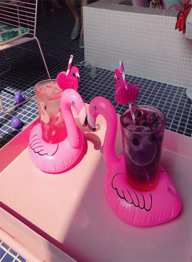iShyan Inflatable Drink Holder 35 Pack Inflatabl Floats Floating Cup Holders Fun Floaties for Swimming Pool Party - Image 2
