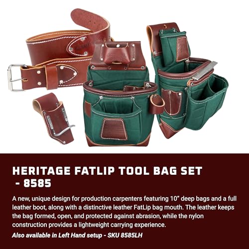 Occidental Leather Heritage FatLip Tool Bag Set - X-Large - 25 Pockets & Tool Holders - Made in USA - Image 2