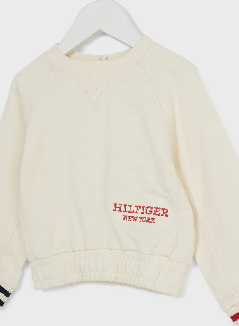 TOMMY HILFIGER Kids Logo Raglan Sweatshirt