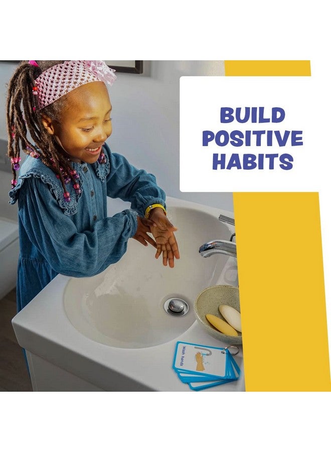 Amonev My Toilet Routine Cards 12 Flash Cards For Visual Aid Special Ed Speech Delay Non Verbal Children And Adults With Autism Or Special Needs  - Image 5