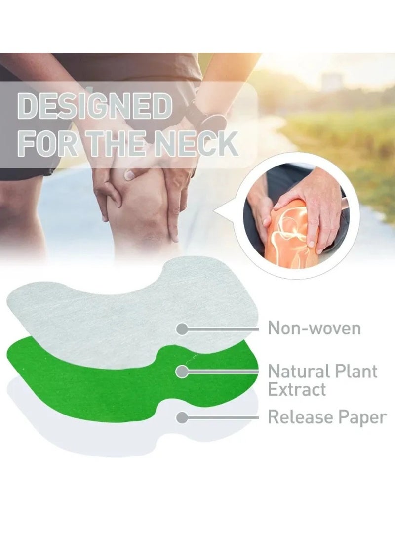 Sumifun 12 Pcs Knee Plaster Pain Relief Patch Self Adhesive Heat Pads for Knee and Joint Pain Relief Circulation Relieve Inflammation Muscles Joints Pain Relief Heat Patch Knee Pain Relief Patch - Image 4