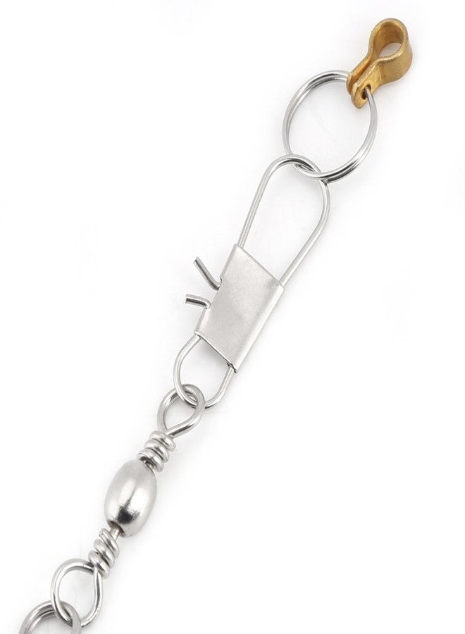 فديت خلخال من الفولاذ المقاوم للصدأ من Fdit، سلسلة قدم للطيور الببغائية الأليفة + حلقات ألعاب للطيور الببغائية الأليفة، فضي (5.5 مم) - Image 4