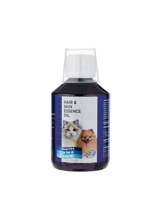 Bungener Hair & Skin Essence Oil For Cats & Dogs 250ml Fish Oil - Image 3