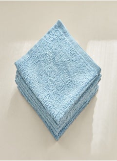 Home Box مجموعة مناشف وجه قطنية خالية من اللف 6 قطع بحجم 30x30 سم  - Image 1