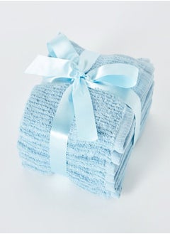 Home Box مجموعة مناشف وجه قطنية خالية من اللف 6 قطع بحجم 30x30 سم  - Image 4