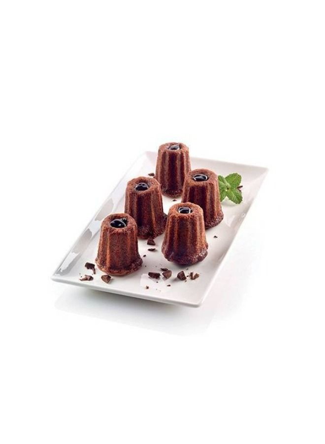 Silikomart Classic Canelé Mold, 15 Cavities - Image 1