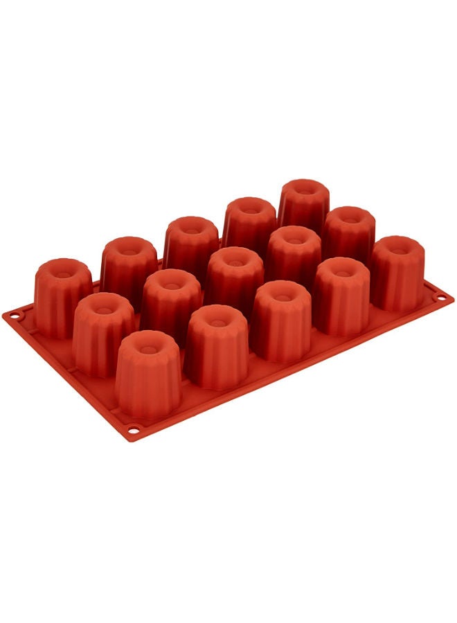 Silikomart Classic Canelé Mold, 15 Cavities - Image 3