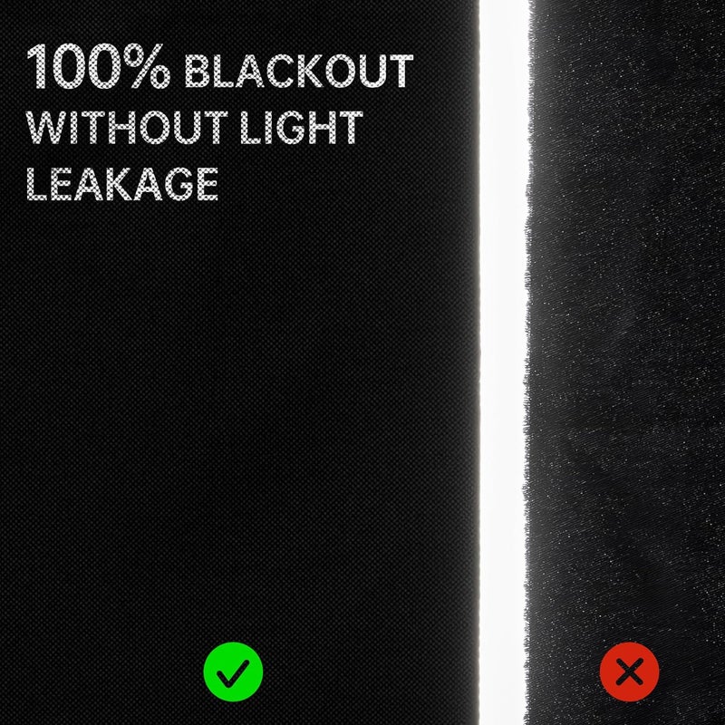 bemece Blackout Roller Shade, Roller Shades Blackout Blinds with Velcro and Tape, No Drill and Easy to Cut, Fit for Nursery, Home, Travel, Office- 98’ x 57’ - Image 4