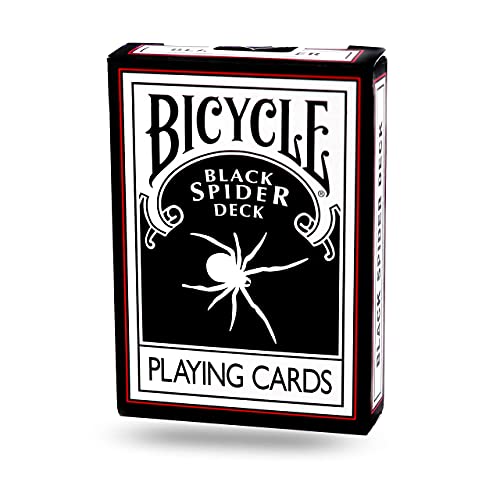 Magic Makers Black Spider Deck Bicycle Cards - Image 1