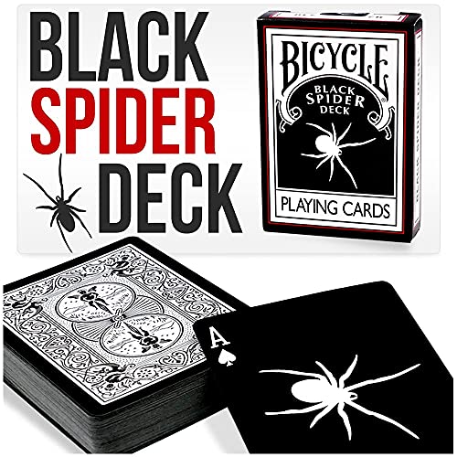 Magic Makers Black Spider Deck Bicycle Cards - Image 5