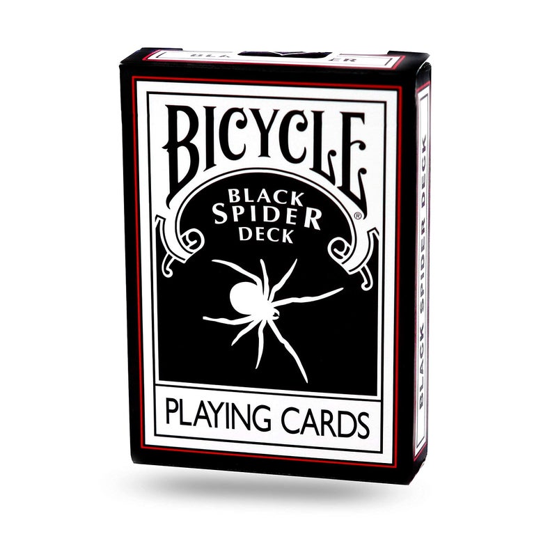 Magic Makers Black Spider Deck Bicycle Cards - Image 3